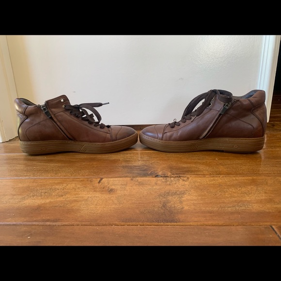 Gravity Defyer MENS brown leather shoes size 9 - Picture 3 of 6